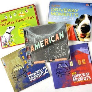 NPR Driveway Moments This American Life 5 CD Bundle Holiday Favorites Dog Tales